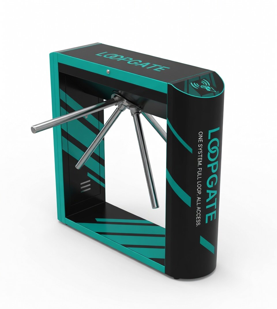 LOOPGATE Tripod-Drehkreuz Ein System Ein Loop